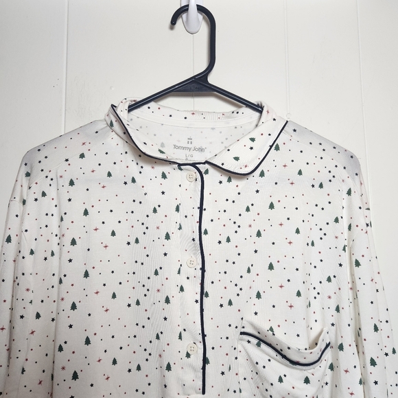 Tommy John Long Sleeve Christmas Tree Sleeve Top Size Large - Picture 4 of 16